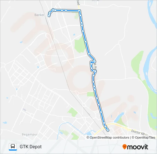 193 Bus Line Map