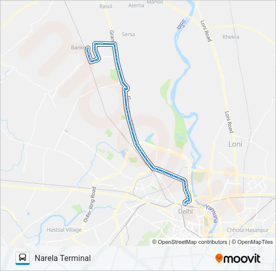 193 Bus Line Map
