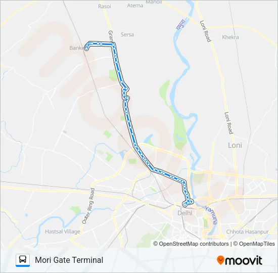 193 Bus Line Map