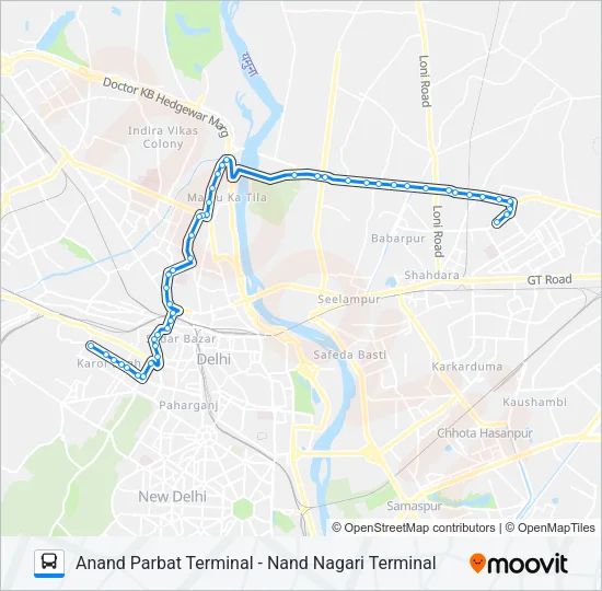 212 Bus Line Map