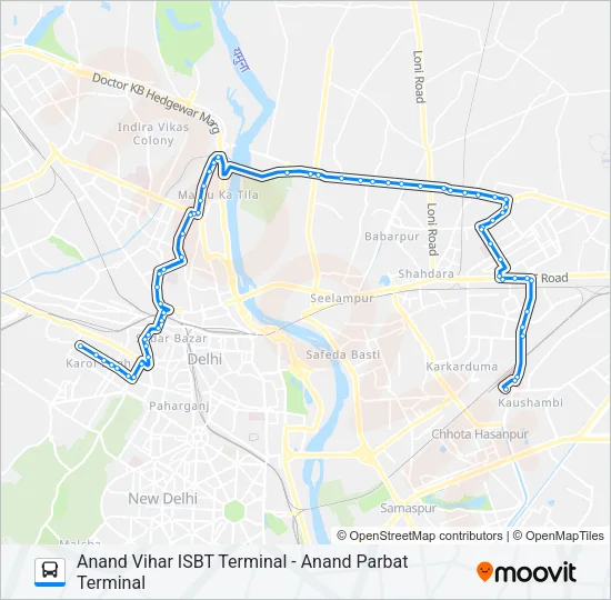 212 Bus Line Map
