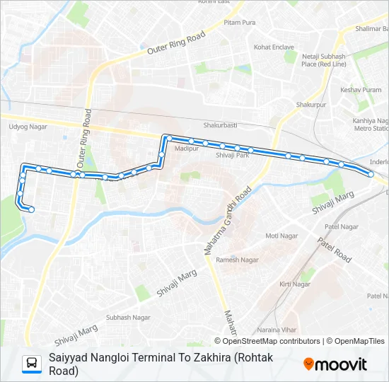 233 Bus Line Map
