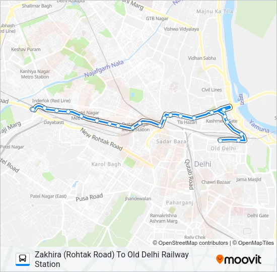 233 Bus Line Map