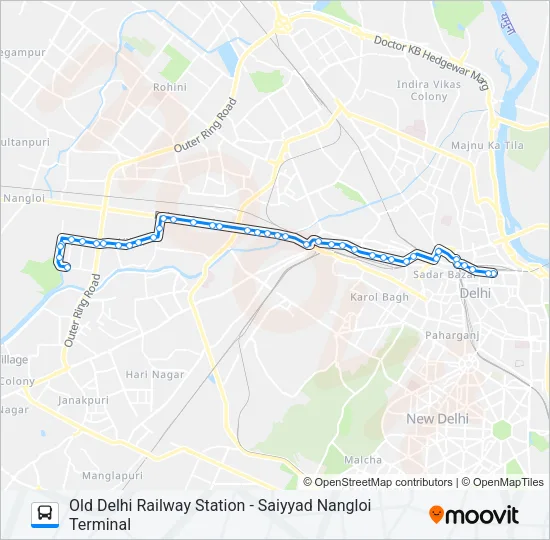 233 Bus Line Map