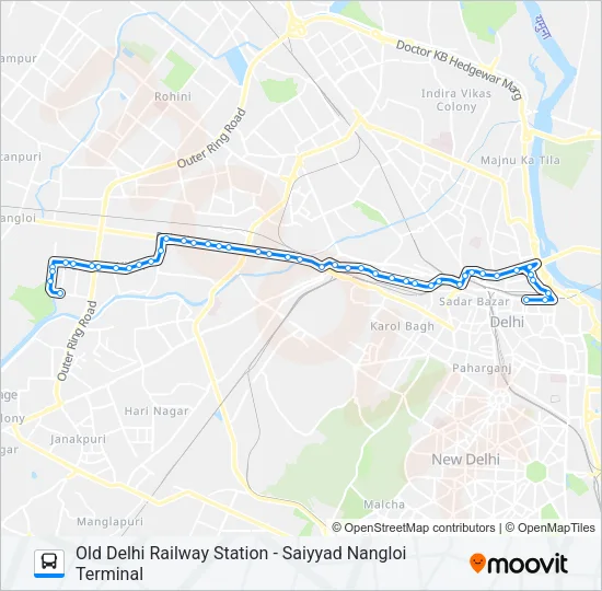 233 Bus Line Map