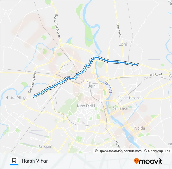 234 Bus Line Map
