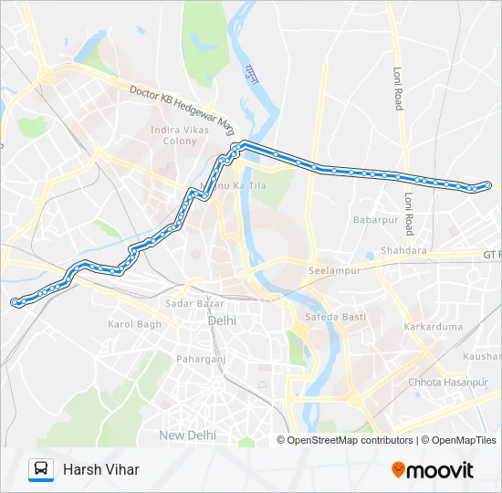 234 Bus Line Map