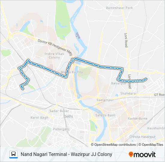 235 Bus Line Map