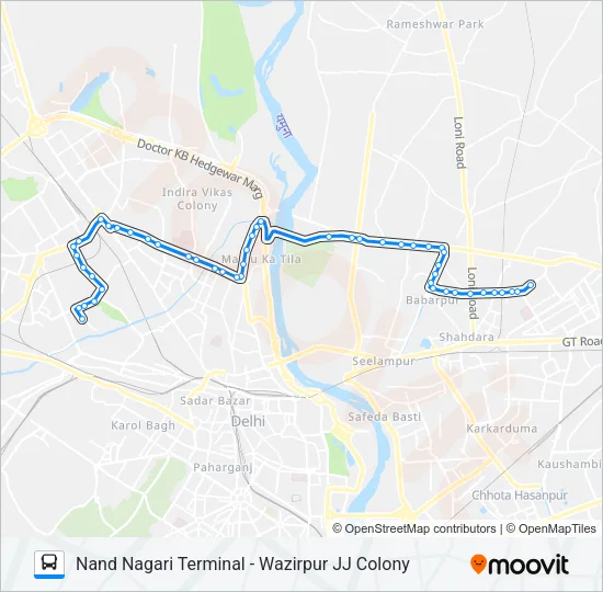 235 Bus Line Map