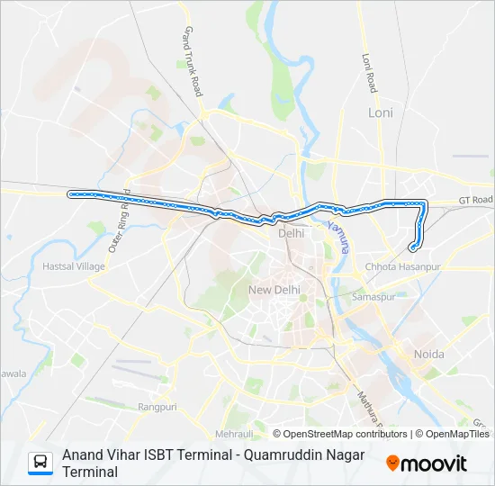 236 Bus Line Map
