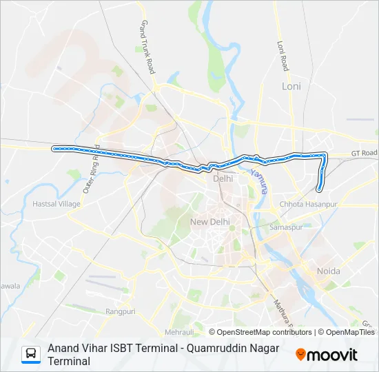 236 Bus Line Map