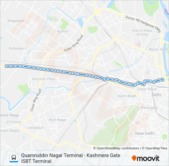 236 Bus Line Map