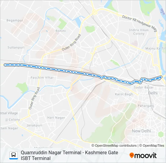 236 Bus Line Map