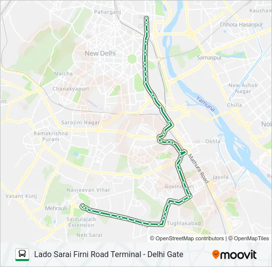 411 Bus Line Map