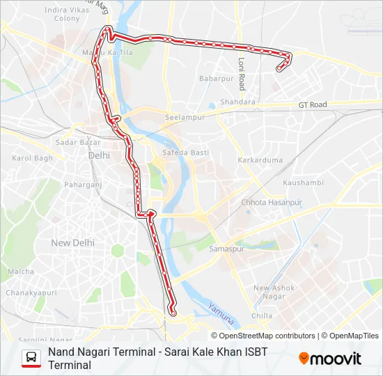 261 Bus Line Map