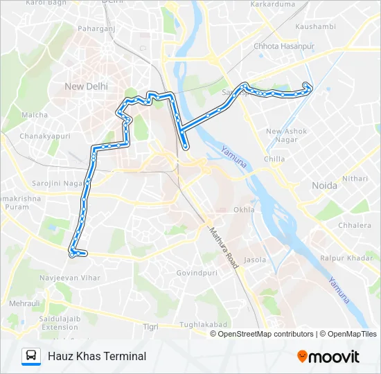 344 Bus Line Map