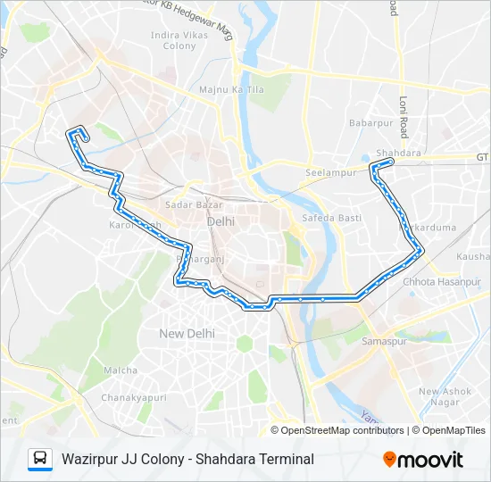 352 Bus Line Map