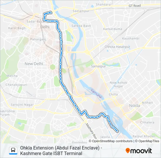 403 Bus Line Map