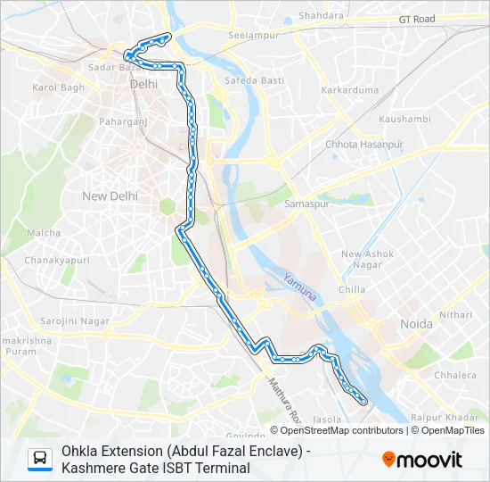 403 Bus Line Map