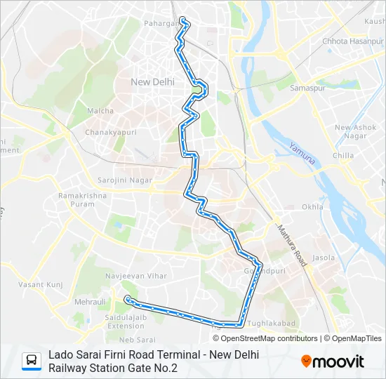 440 Bus Line Map
