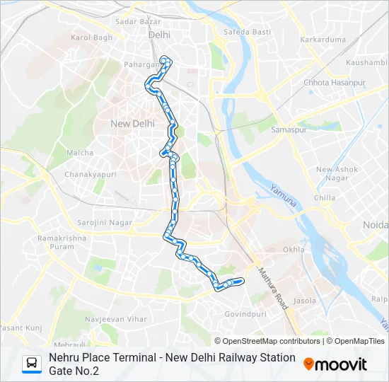 440A Bus Line Map