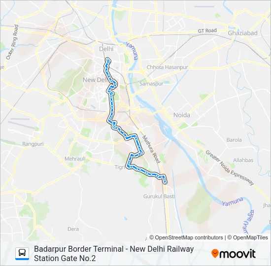440A Bus Line Map