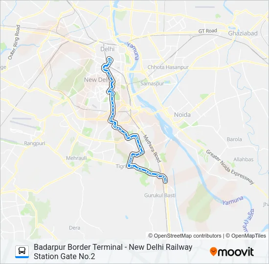 440A Bus Line Map