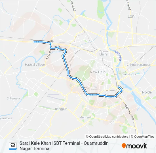 567 Bus Line Map