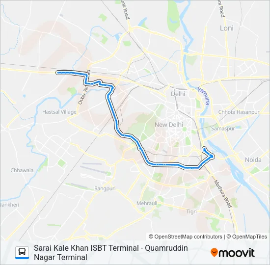 567 Bus Line Map