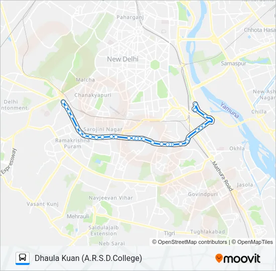 567 Bus Line Map