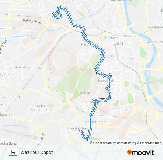 610 Bus Line Map