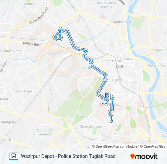 610 Bus Line Map
