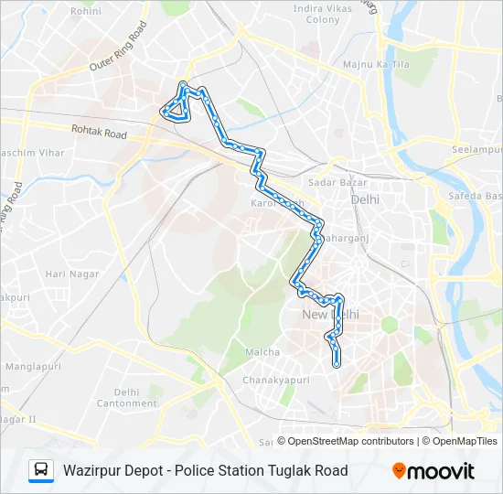610 Bus Line Map