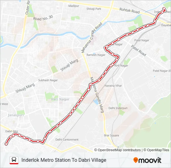 778 Bus Line Map
