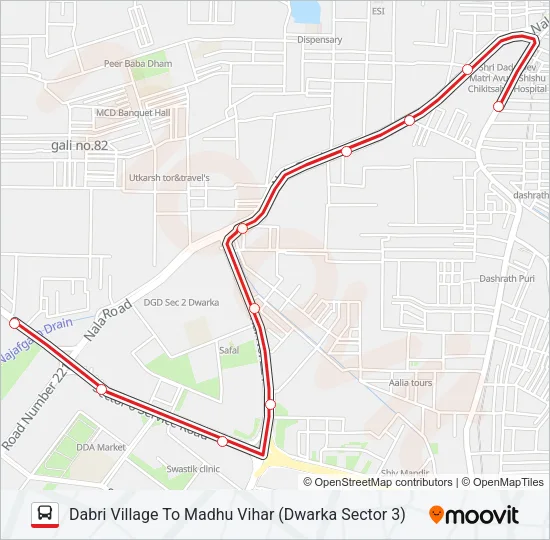 778 Bus Line Map