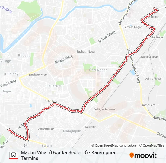 778 Bus Line Map