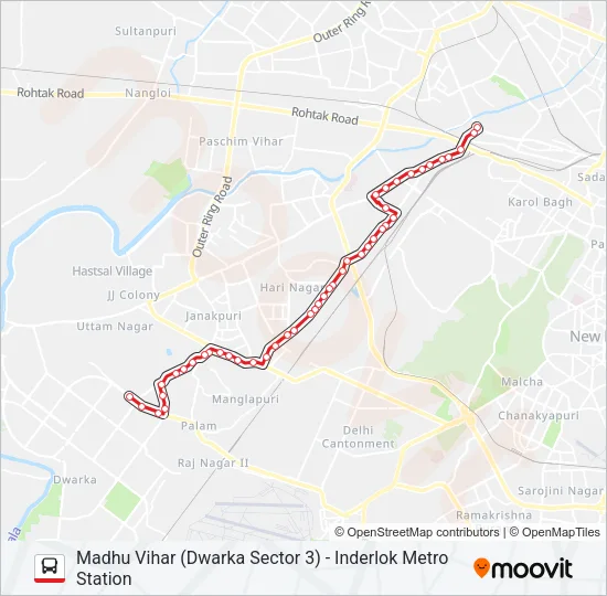 778 Bus Line Map