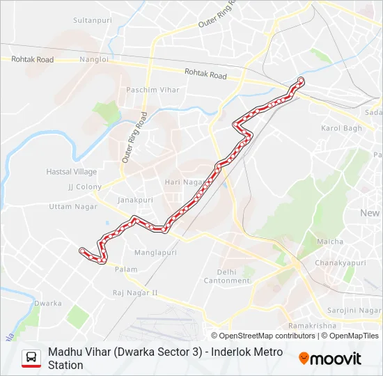 778 Bus Line Map