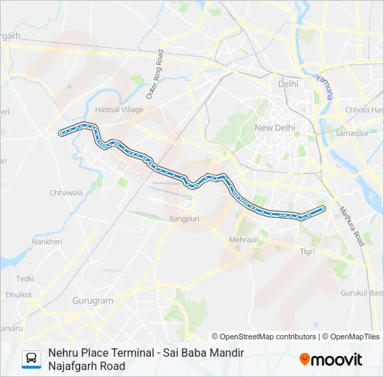 764STL Bus Line Map