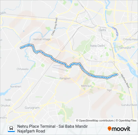 764STL Bus Line Map