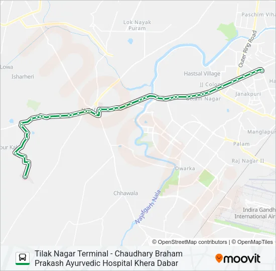 826 Bus Line Map