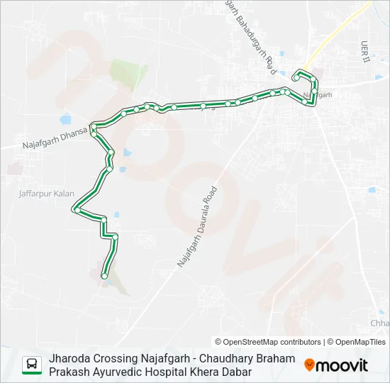 826 Bus Line Map