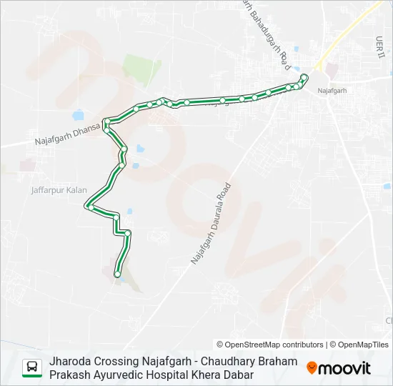 826 Bus Line Map