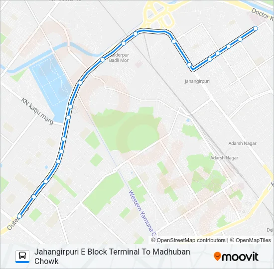 891 Bus Line Map