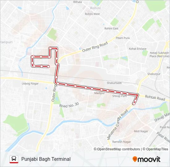 940 Bus Line Map