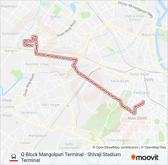 940 Bus Line Map