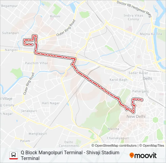 940 Bus Line Map