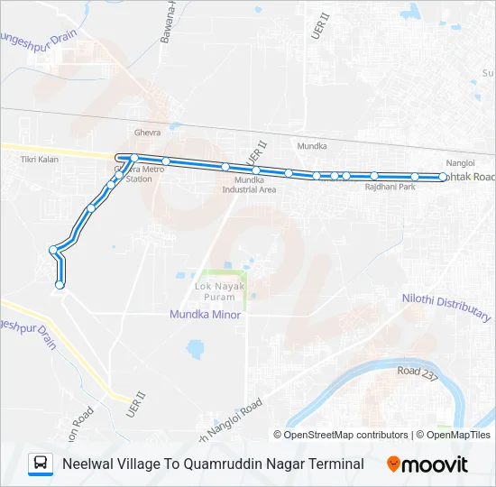 934 Bus Line Map