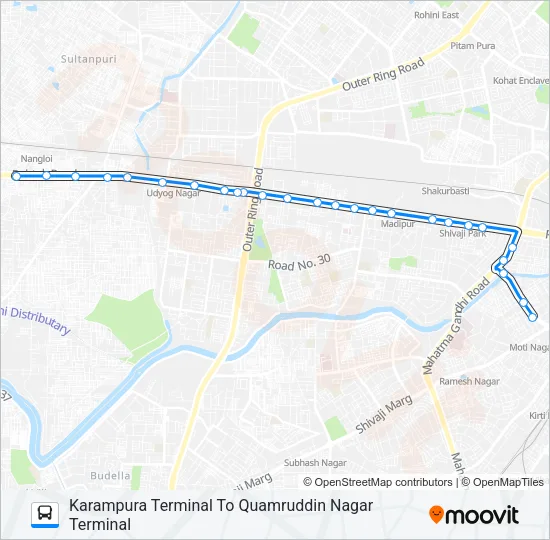 934 Bus Line Map