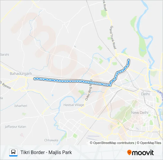 938A Bus Line Map